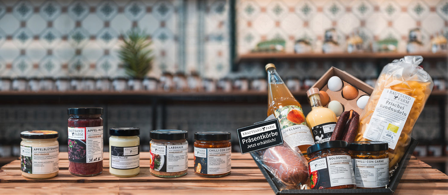 Neu: Naturprodukte in eigener Herstellung