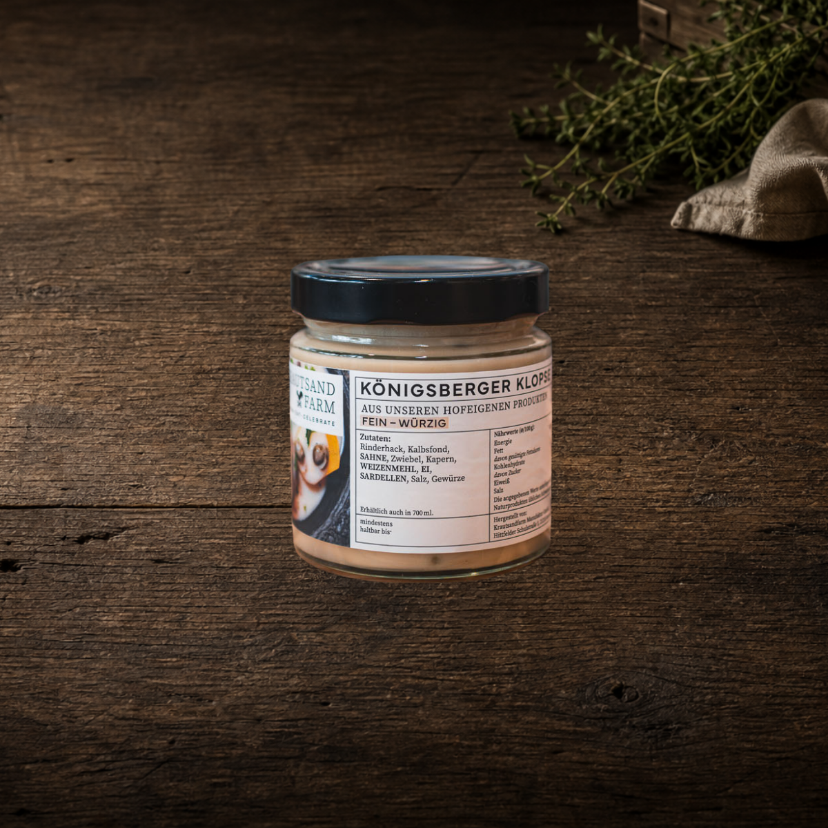 Königsberger Klopse Glas
