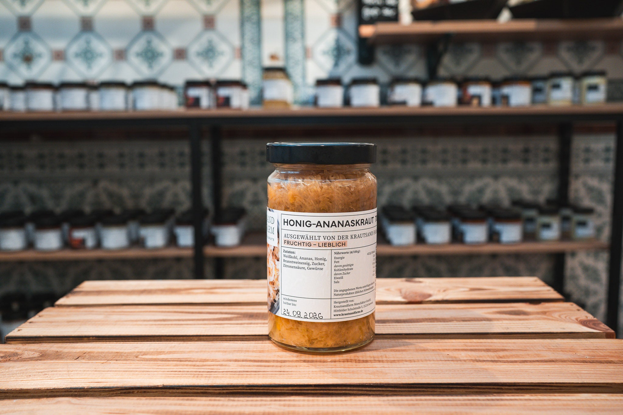 Honig-Ananaskraut aus eigener Herstellung